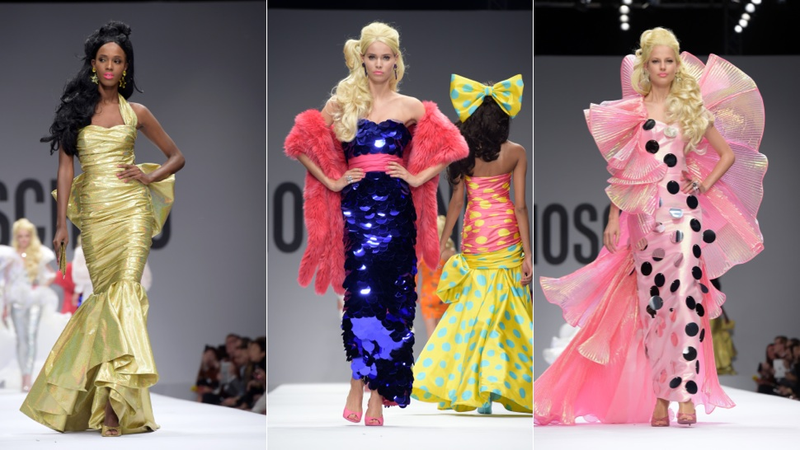 Illustration for article titled Moschino's Spring Collection: An Entire Barbie Dream-Wardrobe
